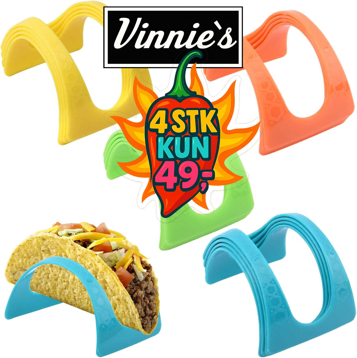 Taco- og Hotdog-holder