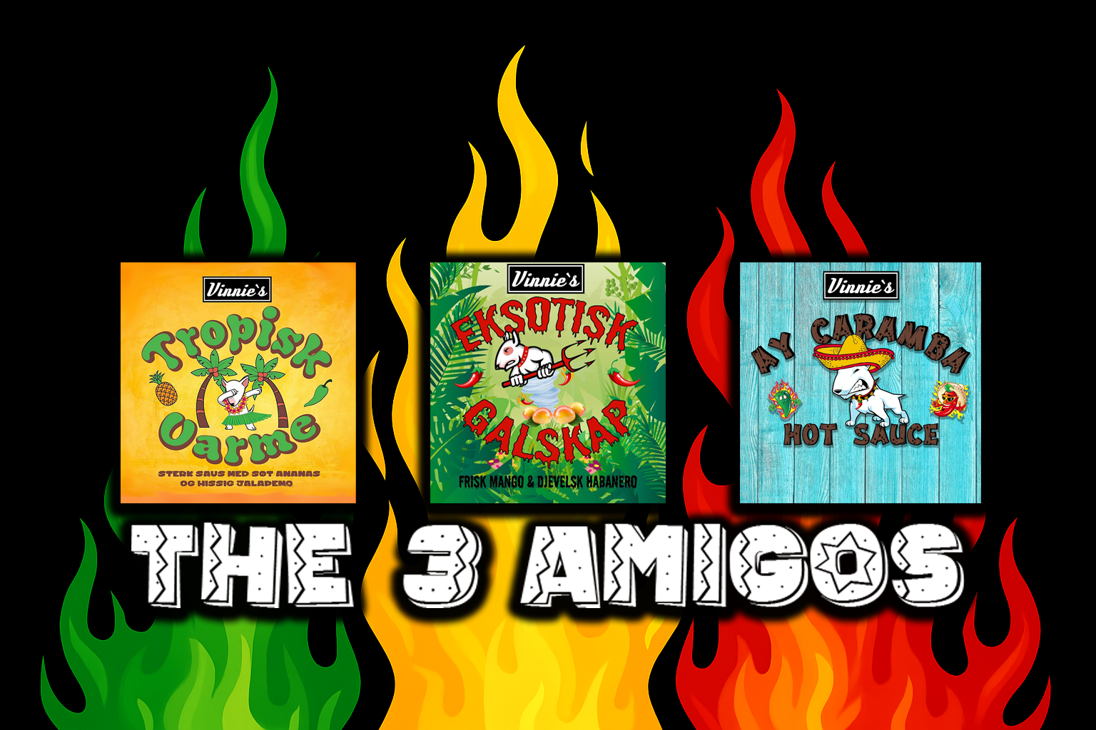 Vinnie’s The 3 Amigos