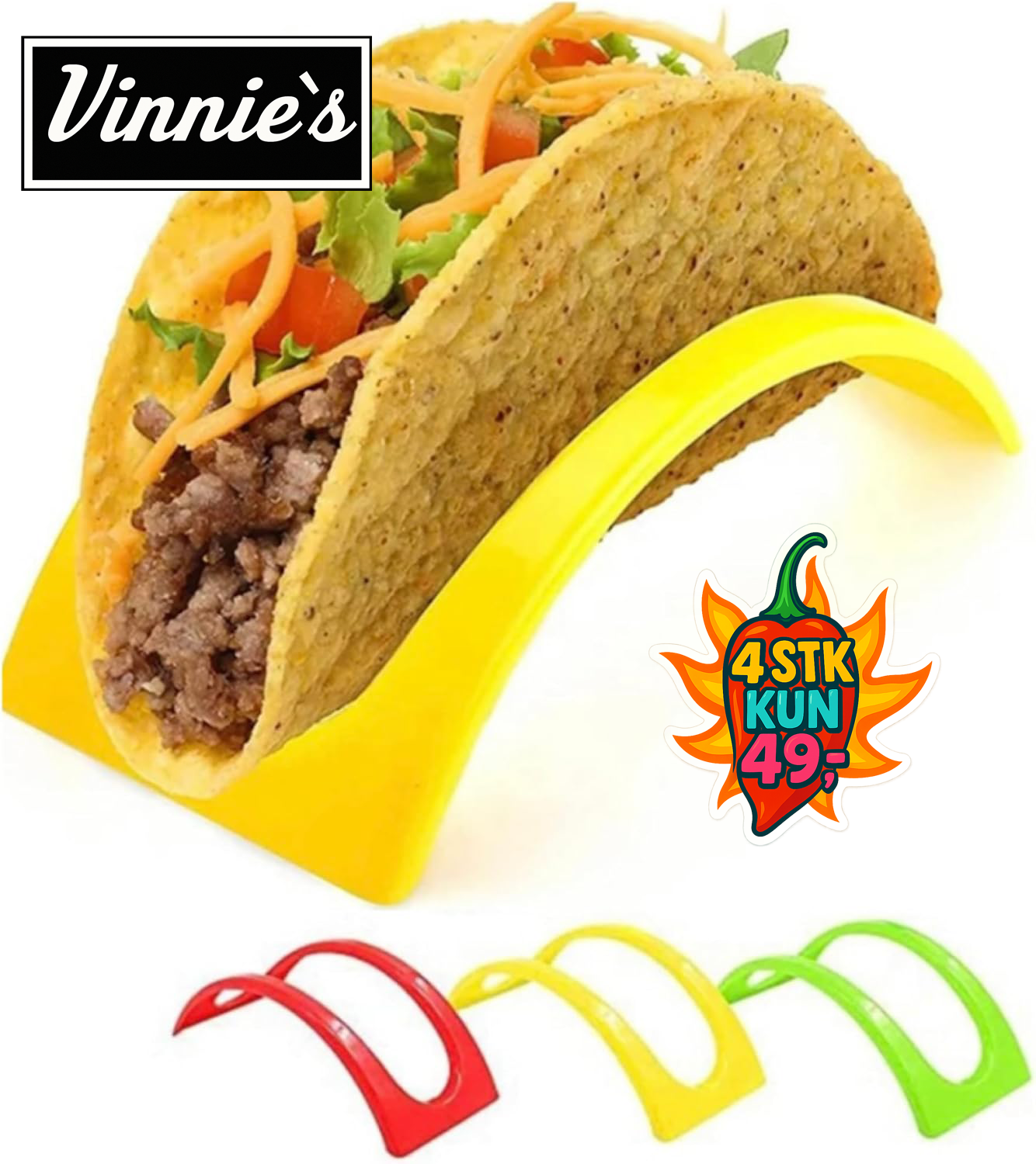 Taco- og Hotdog-holder