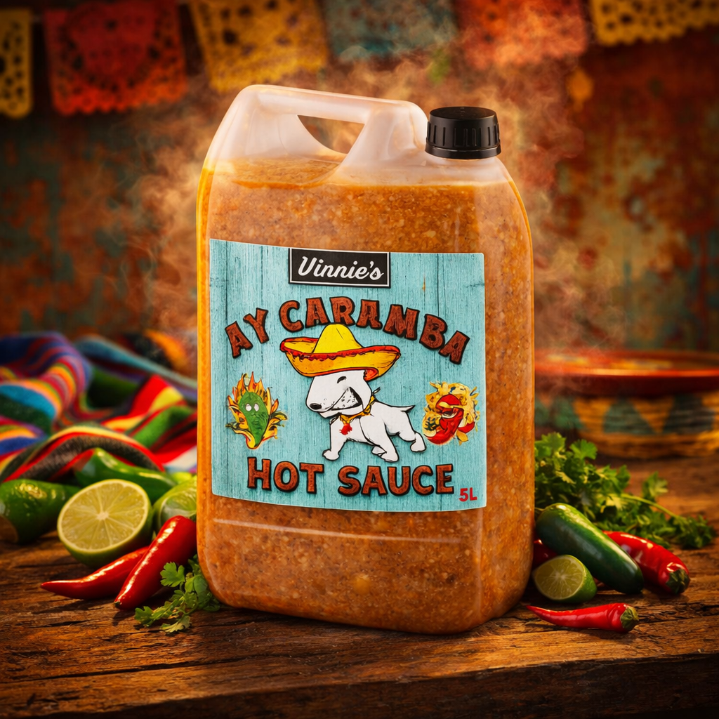 Vinnie's Ay Caramba – Spicy Mexican Hot Sauce (5L)
